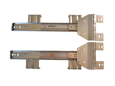 Retractable Flipper Door Hardware, Anochrome 20-1/8" 15-1/2"