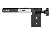 Medium Duty 30 lb. Pocket Door Slides, 12", Ebony Black