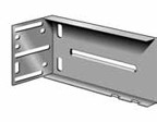 Ball Bearing Rear Mount Slide Brackets, Rear Mounting Brackets with Extended Rear Flange, KV8400 Series Slides