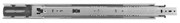 Side Mount Medium Duty 100 lb. Ball Bearing Slides, 22", Zinc