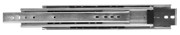 Side Mount, Ball Bearing Slides, 40", Zinc, 1 Pair