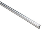 Sliding Glass Door Dual Track Components, 7/16"H x 144"L, Shoe for 1/4" Glass