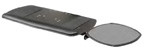 Keyboard Platform & Accessories, Reversible Mouse Over Phenolic Keyboard & Mouse Platform with Palm Rest, Black