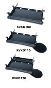 Pull-Out Keyboard Trays, With Mouse Pad and Rear Storage, Black