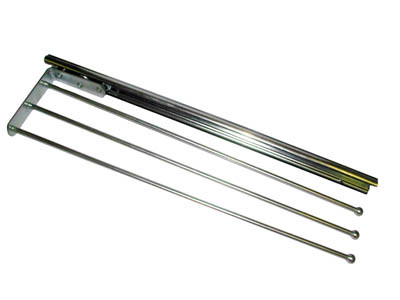 KV Towel Bar, 3 Bar Pullout, Replaces # Fep793 Ano Kv0793 Ano Anochrome 5"W X 1-3/4"H X 17-3/4"D