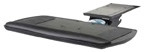 Seated Value Keyboard Trays, Keyboard Tray with Palm Rest, Black