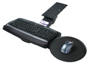 Keyboard Arms, 10-3/8"W x 20"L, Black