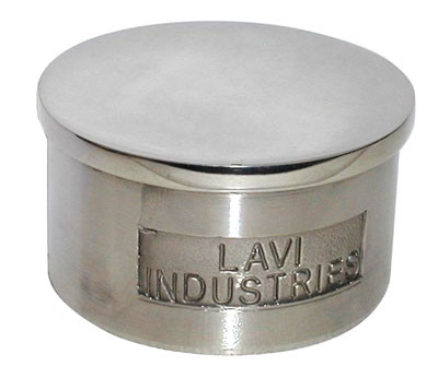Polished Stainless Steel Fittings,2" Flush End Cap