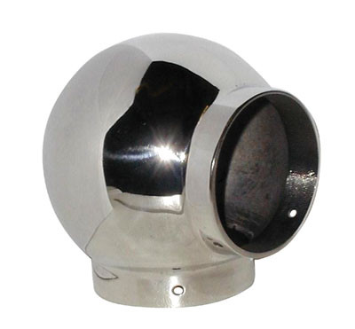 Polished Stainless Steel Fittings,2" Ball Elbow 90G