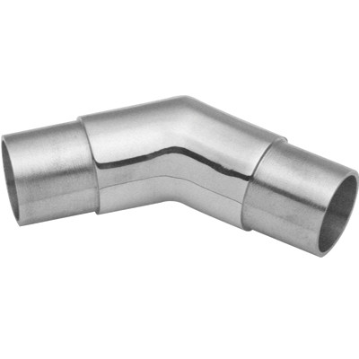 Satin Stainless Steel Fittings, 135G Flush Elbow