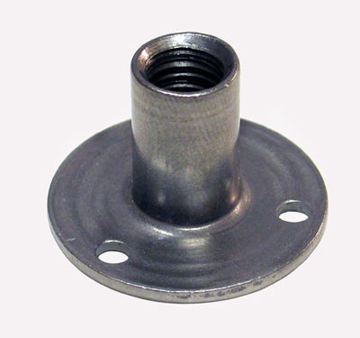 Pro-Pack 10pcs, Nylon Base Levelers 3/8", Weld Nut 3/8" X 16 Thrd