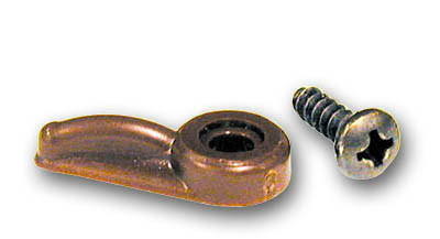 Glass Panel Clips,Brown 1/8", Offset