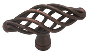 KNOB, LARGE OVAL BIRDCAGE DESI