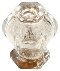 30MM VICTORIAN KNOB,MERCURY GLASS
