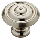 1-1/4" ABELLA RING KNOB, BEDFORD NICKEL