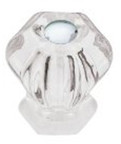30MM VICTORIAN KNOB, CLEAR
