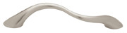 Laurey 15959 Modern Handle, Centers 3-3/4 (96mm), Satin Nickel, Pacifica Series WAVY PULL