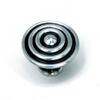 1-1/2" DIA., ANTIQUE SILVER FINISH