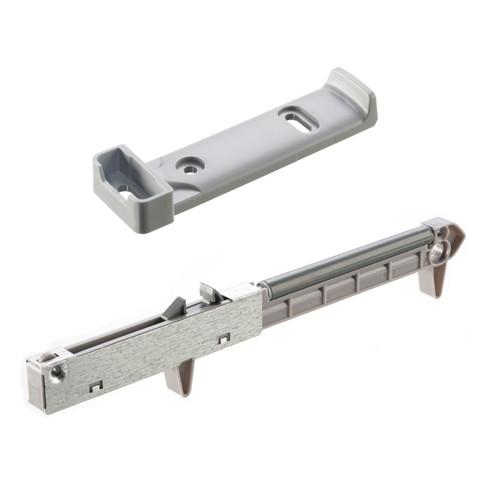 Titus Add-On Soft Close for 1/2 Side Clearance, Imilar To # Lt973.0X77G Face Frame Or Frameless,Grey