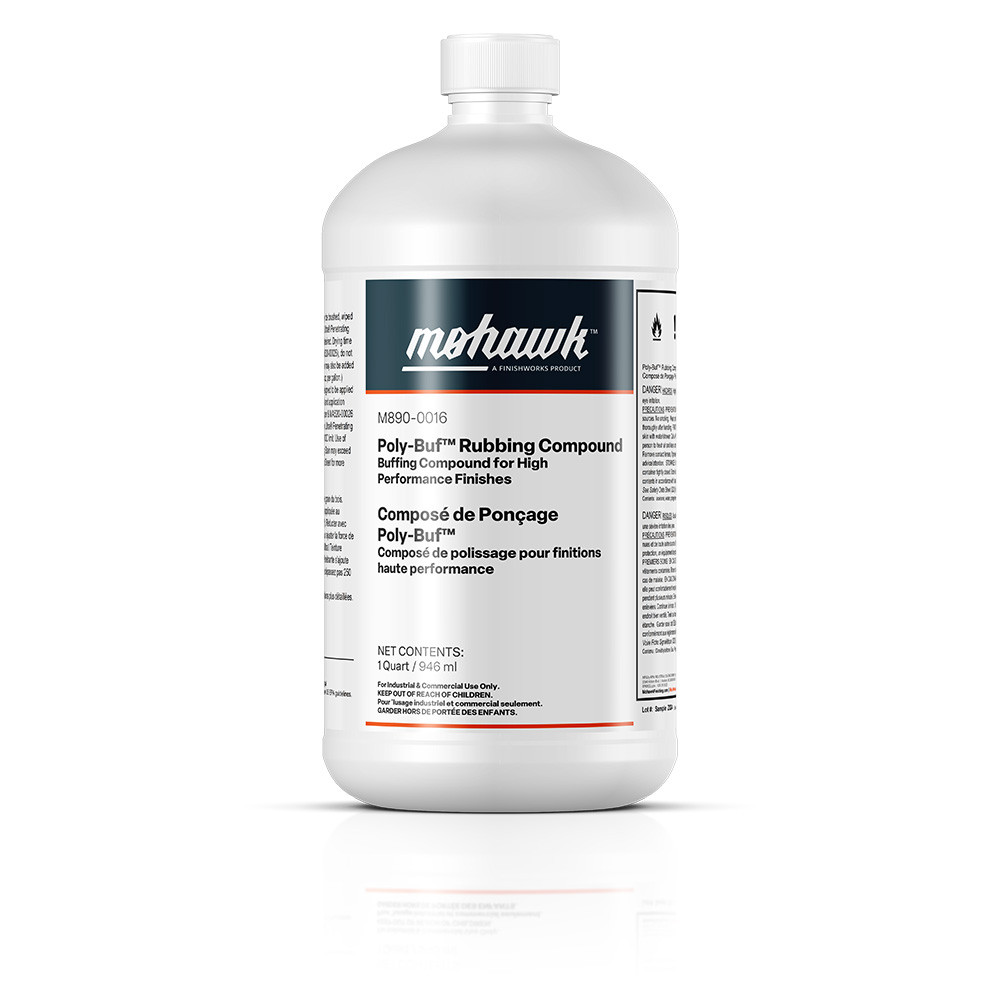 POLY-BUF RUBBING COMPOUND MEDIUM LEVEL III , 1 QT