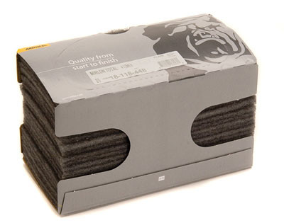 Mirlon Total Mesh Abrasive Pad, Ultra Fine Gray 4-1/2" X 9"