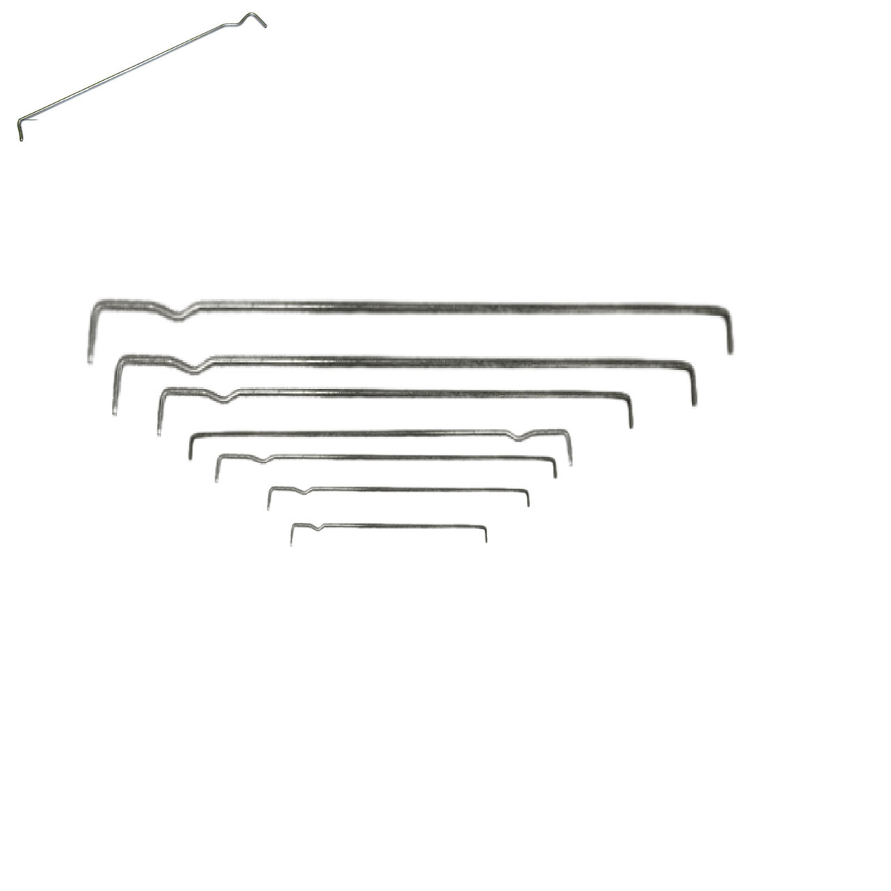 2pcs Swedish-Type Magic Wire Shelf Support, Choose Length and Diameter Center to Center, one pc, Swedish-Type Shelf Support, Safety Untislip Support , Choose Length, For new installation only 3-5mmD. Not replacement, Nominal Sizes