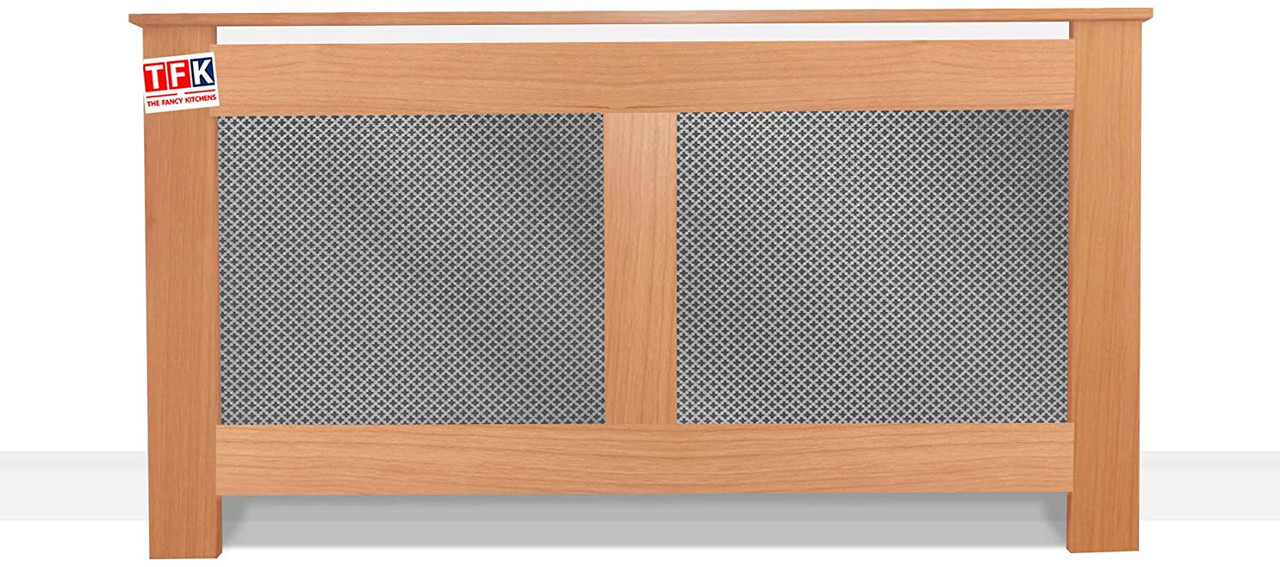 Solid Wood Radiator Cover - Custom Made -Choose  Metal sheet - MD20 W2