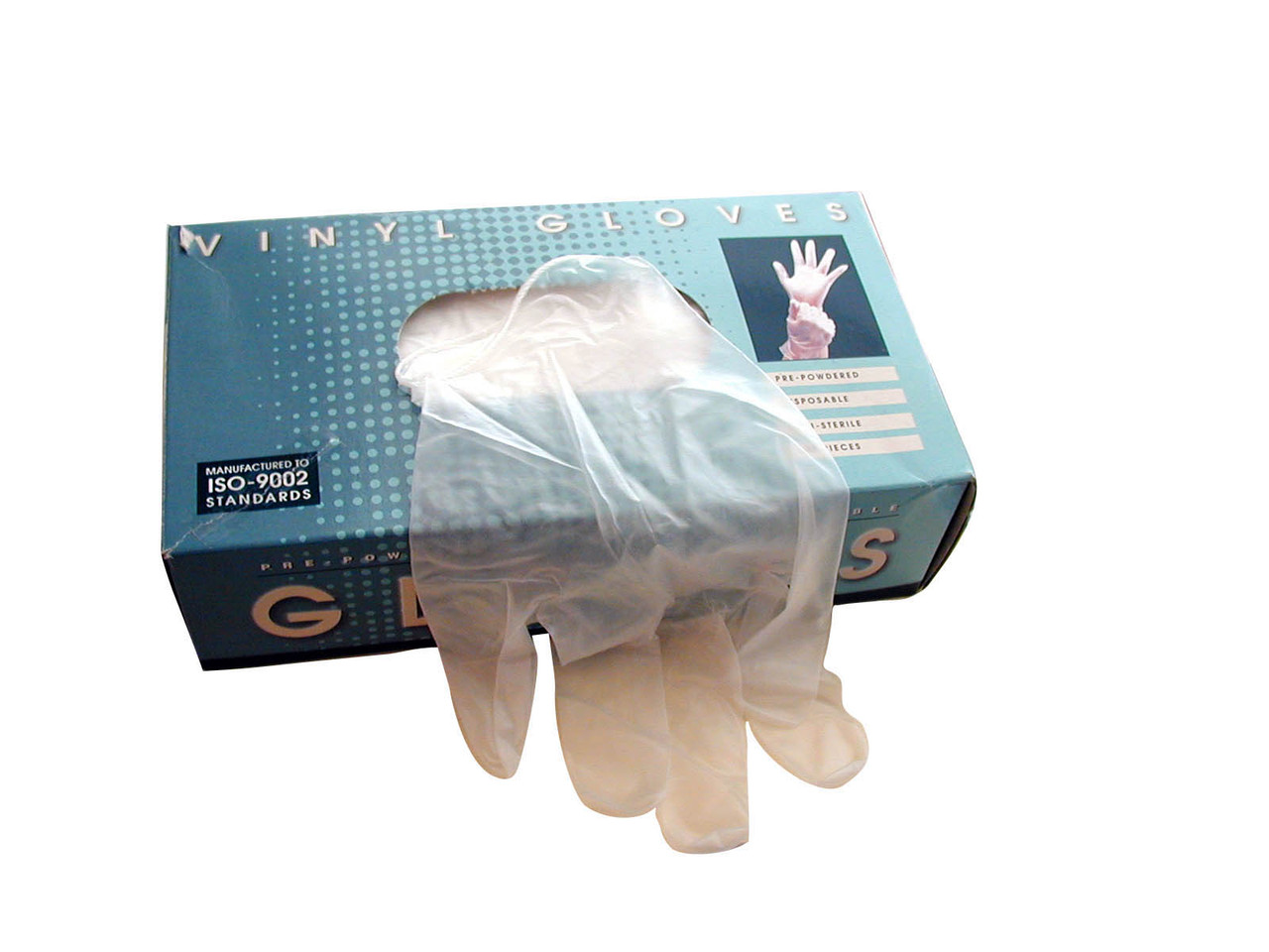 Gloves, Industrial Use Vinyl, X Large