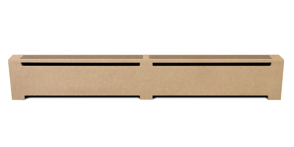MDF Unfinished Baseboard Heater Cover Model MDFBB1 Choose Sizes