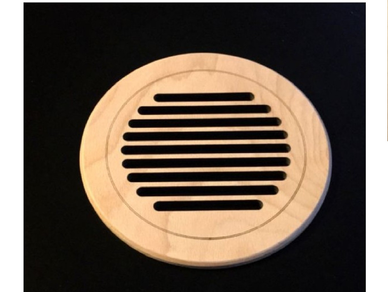 Round Unfinished MDF Vent Cover, Soffit Vents, Ventilation Grill. Choose Sizes