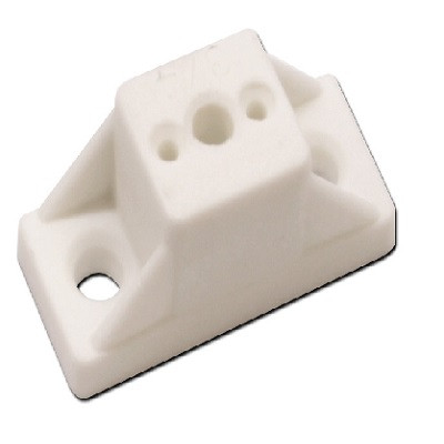 Drawer Slide Spacers, Spacer, Drawer Slide Spacers, White, 1"