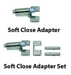 Hinge Attachment Soft-Close, Cover Cap for Hinge Cup-Steel, Nickel Plated