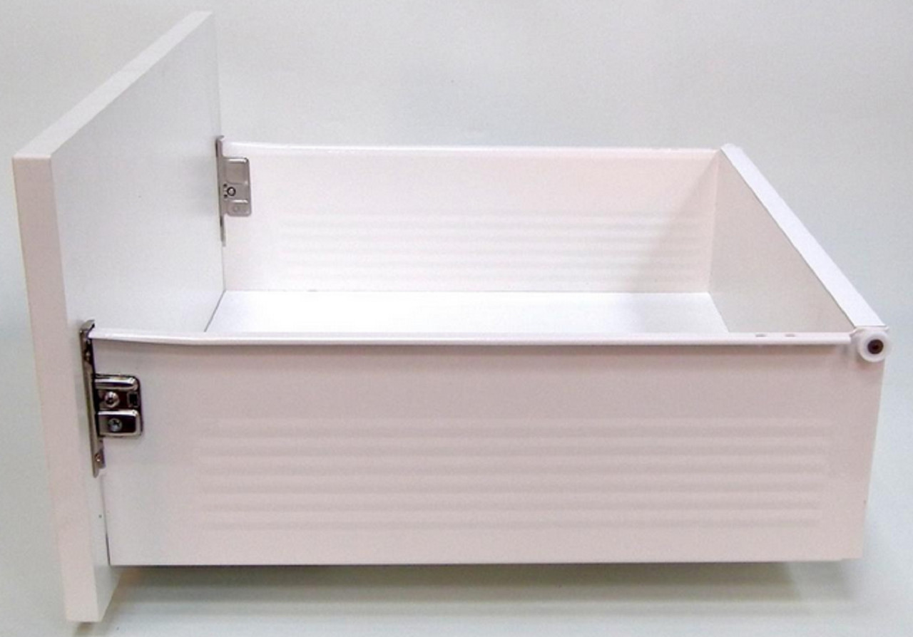 Metal-Plywood Drawer Box with Back,Bottom and Slides - Slide Out Metal Sides and Slides Choose Your Size Metabox, "METABOX" Front is not Included