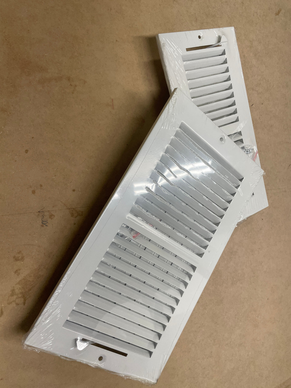 Drop In Air Metal  Vent Register White Epoxy Coated, Choose By your opening Size