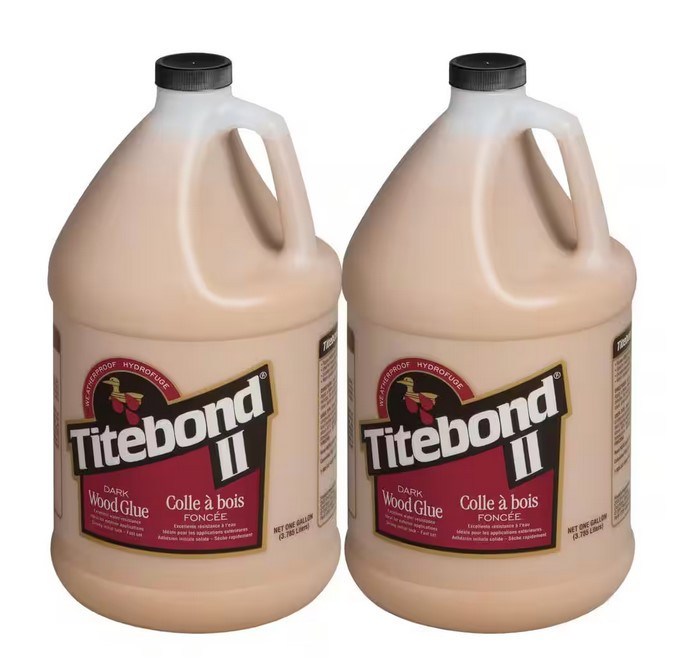 Titebond II 1-Gal. Dark Wood Glue Volume 1+1 gal.