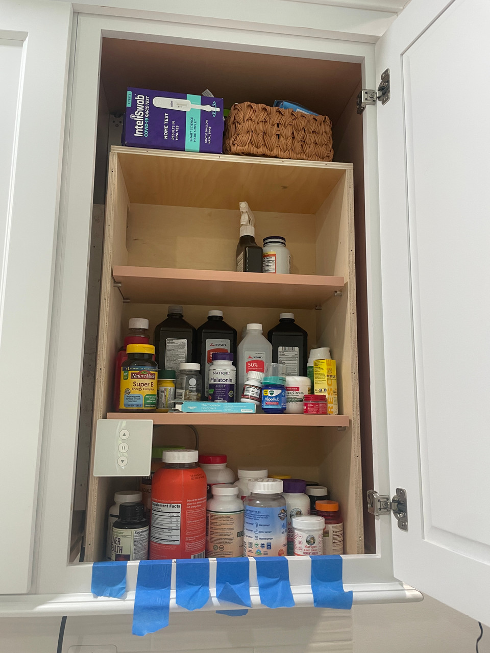 Motorized pull down Lift cabinet shelf “Shlide” 120v for Kitchen cabinets, Choose  your size