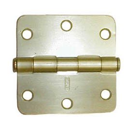 Butt Hinges, Similar To # S741 3 4Rd Satin Brass 3" X 3"