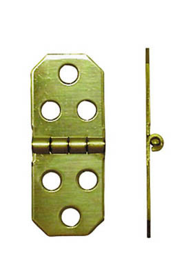 Solid Brass Miniature Hardware, Similar To # S5311 3 Ornamental Hinge Solid Brass 3/4" X 1-7/8"