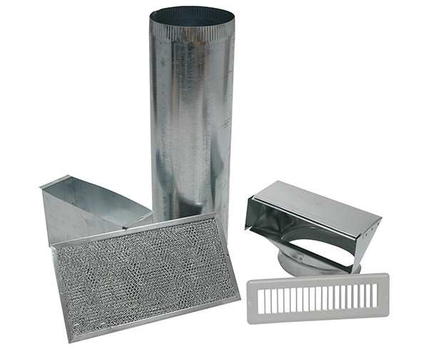 Signature Series Ventilator Interior Ductwork Kit, For 500 Cfm Unit Silver Metallic
