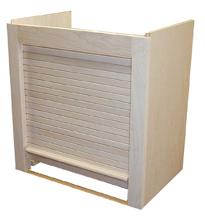 Straight Appliance Garage, Maple 24"