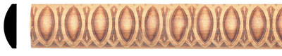 Embossed Mouldings, Red Oak .309" T X 1.0" W X 48" L