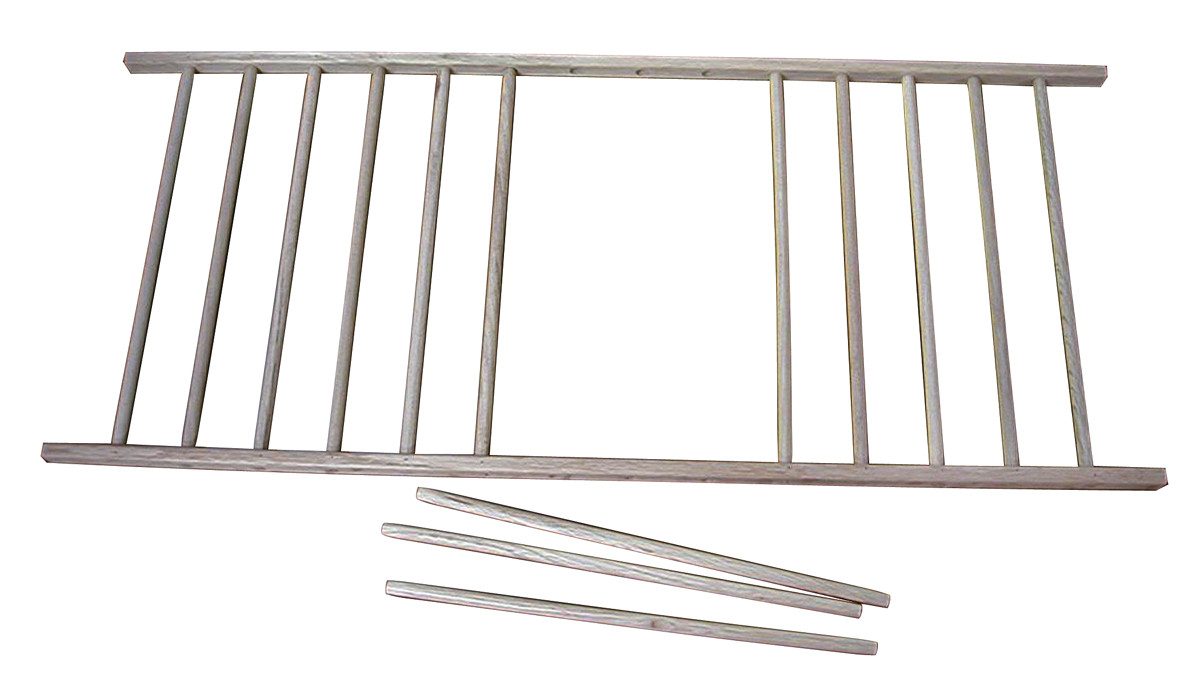 Wooden Plate Rack, Hickory