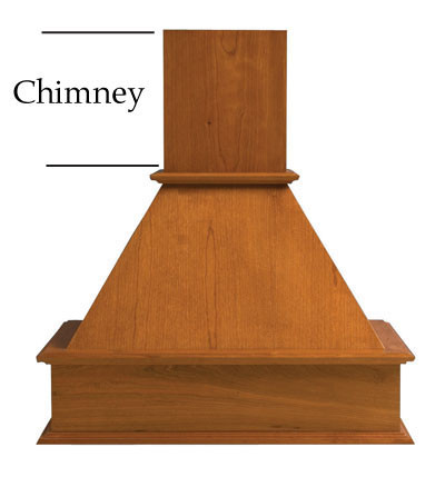 Signature Series Wall Mount Range Hood,Red Oak 36"