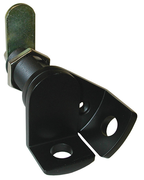 Olympus Cam Lock for Padlockable Doors or Drawers, Black