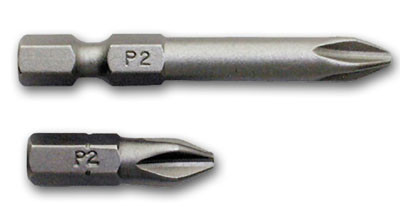 Pro-Pack 10pcs, Phillips Drive Tip, 1", Replaces # P003P #3 For #10-14 Screws