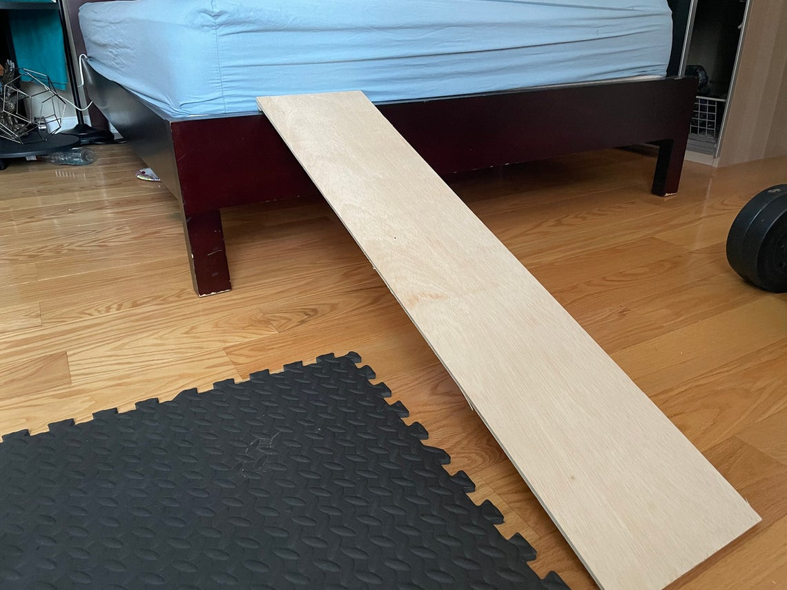 Unfinished Solid Plywood Dog, Cat Pet ramp for all bed