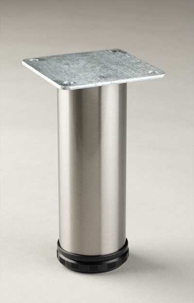 PMI - Como Adjustable Cabinet Legs,Brushed Steel
