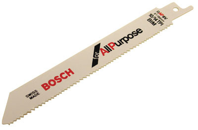 All Purpose - Heavy Use, 10/14 Teeth/Inch, .053 Thick, For Hvy Use On Wood W/Nails White 6"
