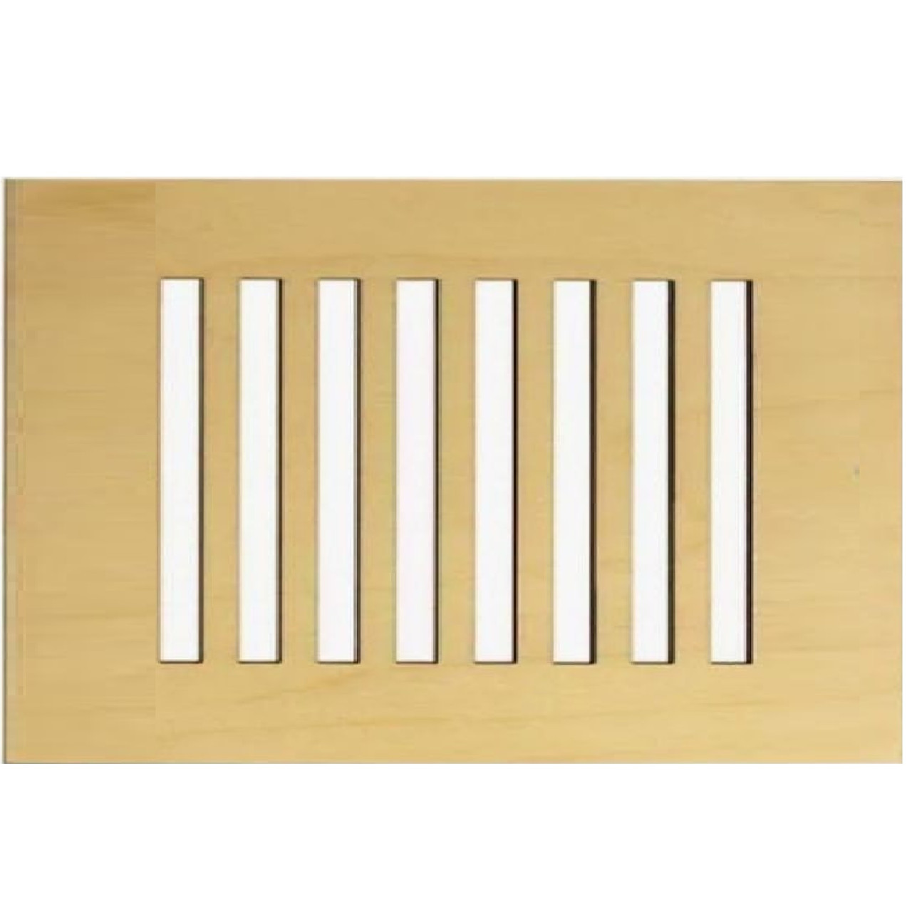 Unfinished Plywood Air Vent Cover Model R , Register Cover, MDR Choose Sizes