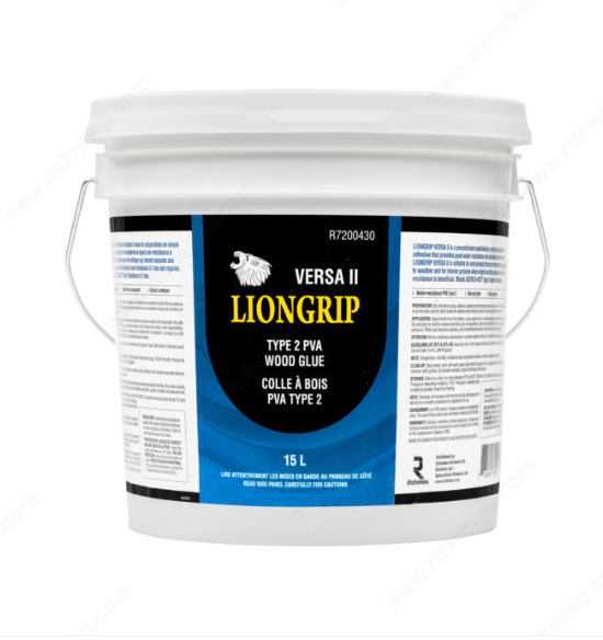 Water Resistant Press Glue - LIONGRIP VERSA II, Choose Volume
